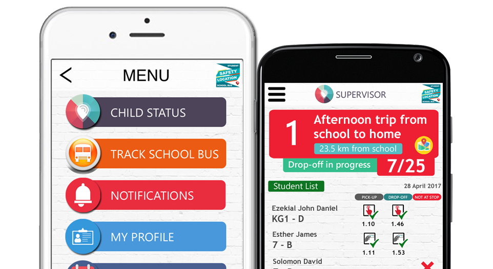 App for Parents & Transport Supervisor at school